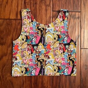 Sleeping Beauty crop top